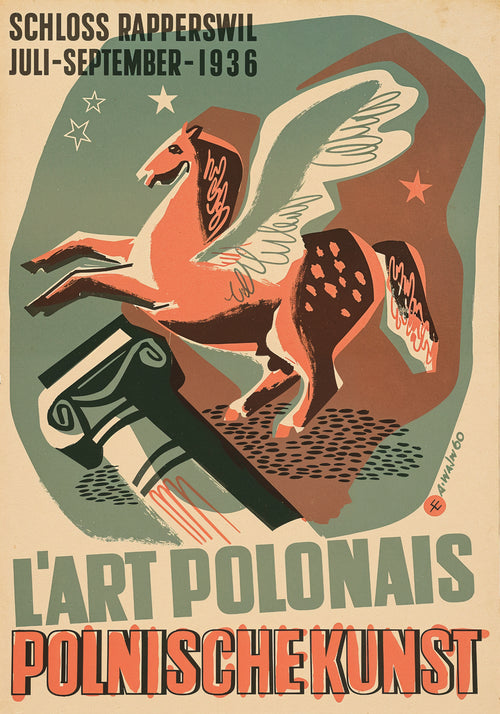 The Horse — Georgian Retro Poster