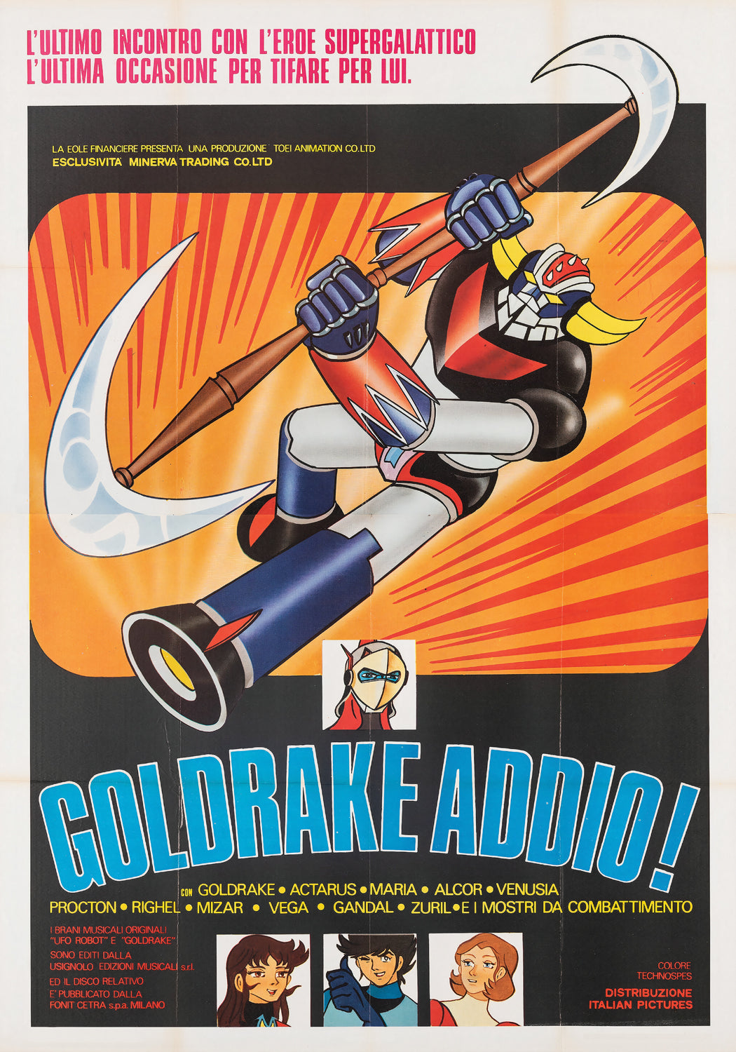 Grendizer — Retro Anime Poster