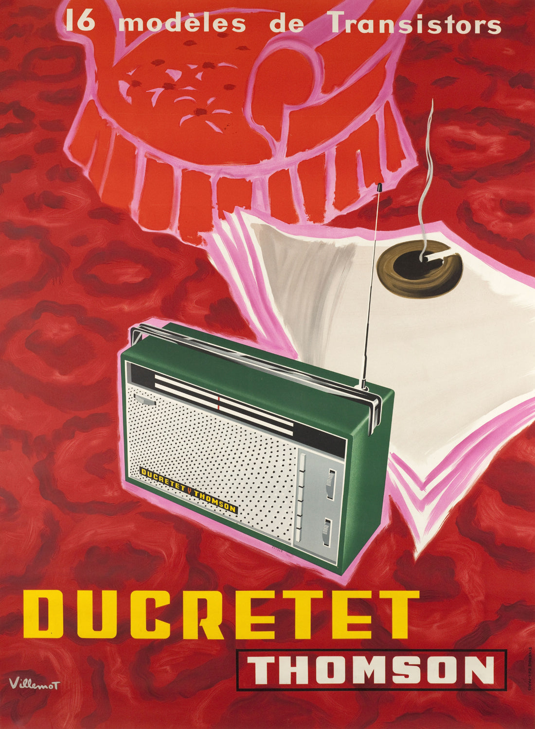 Ducretet Thomson by Bernard Villemot