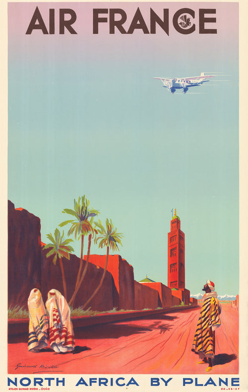 Air France — Vintage Travel Poster