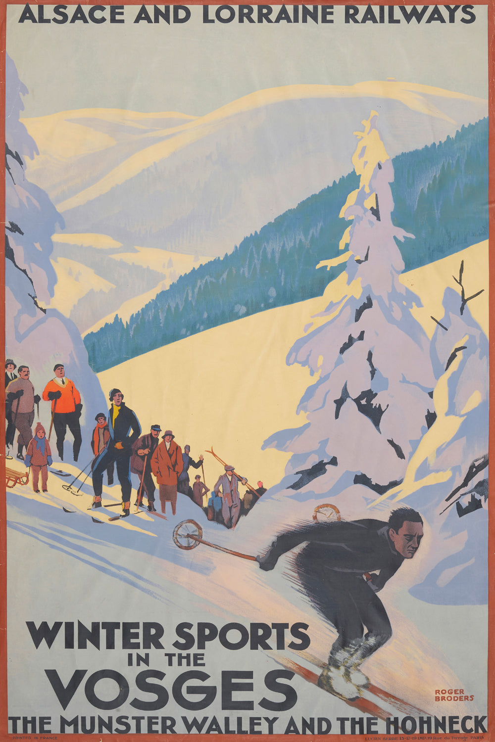 Winter Sports in the Vosges — Roger Broders