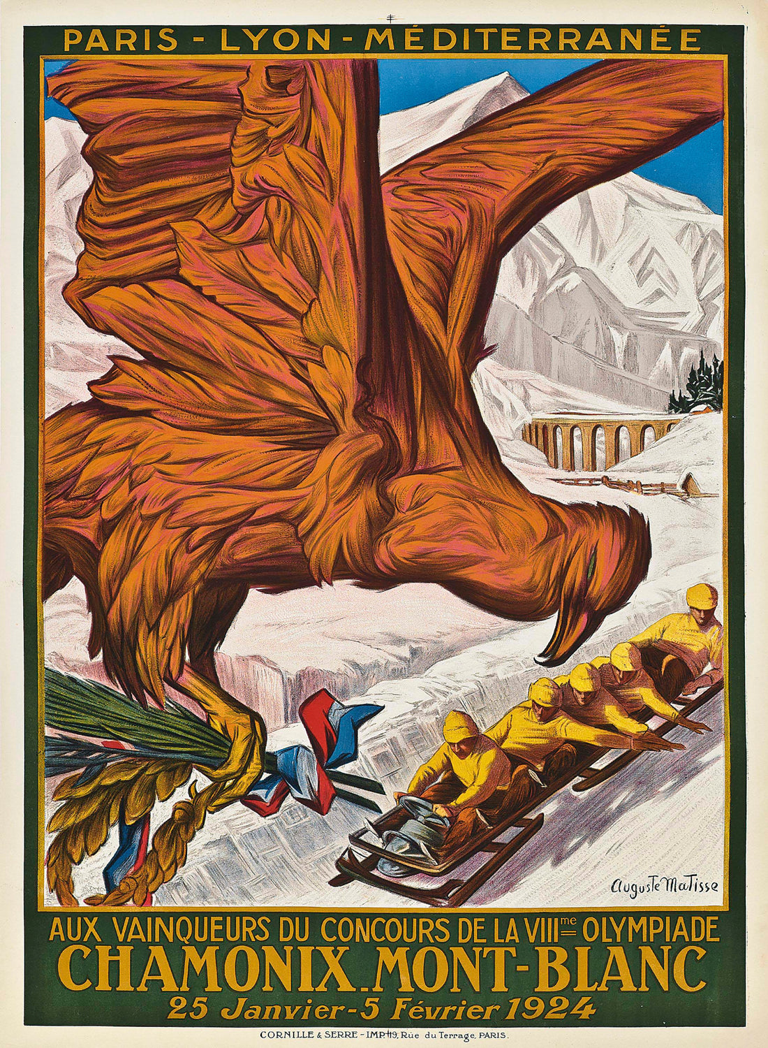 Chamonix — Vintage Ski Poster