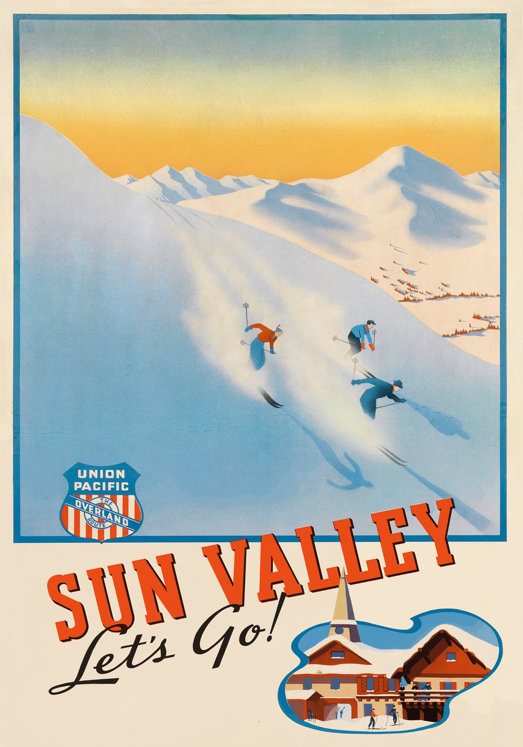 Sun Valley — Vintage Ski Poster