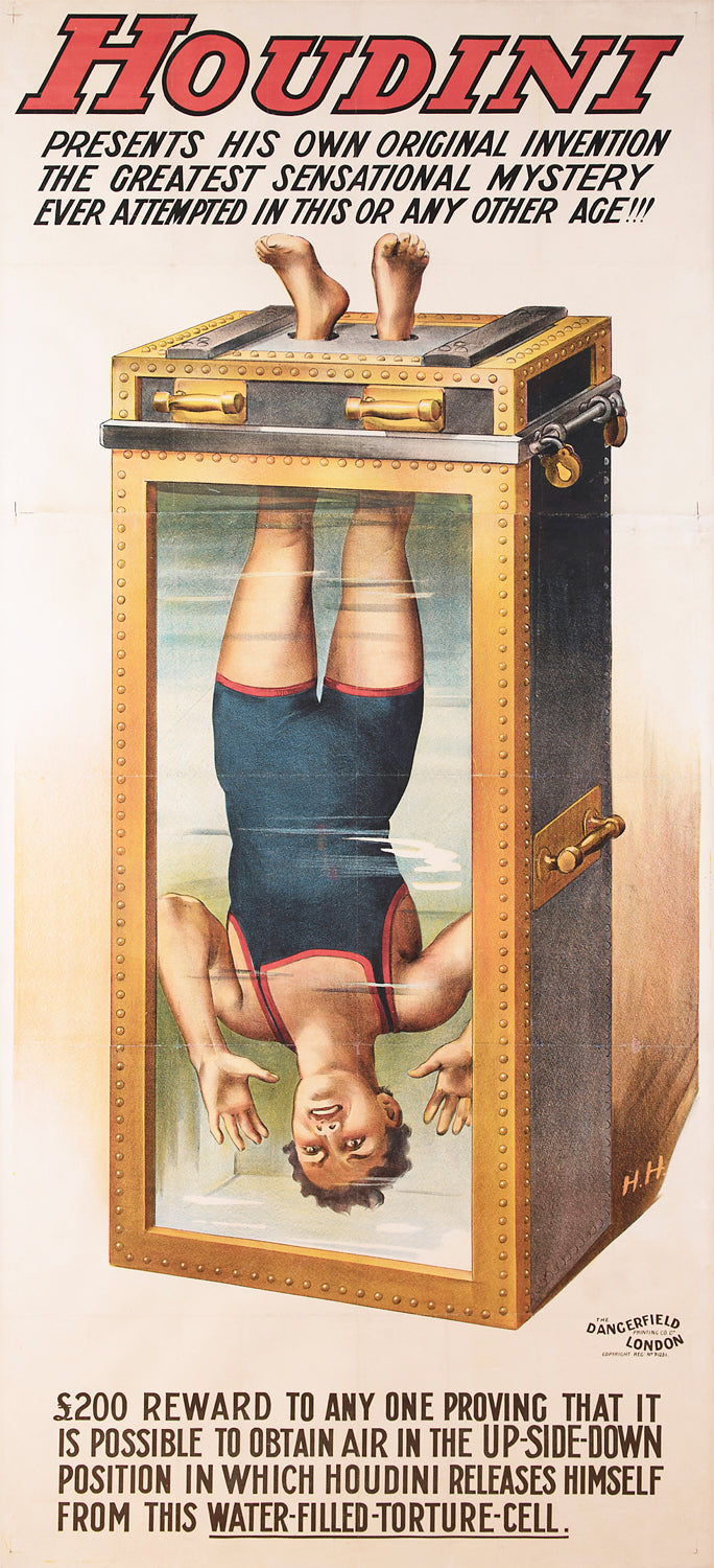 Houdini — Vintage Magic Poster