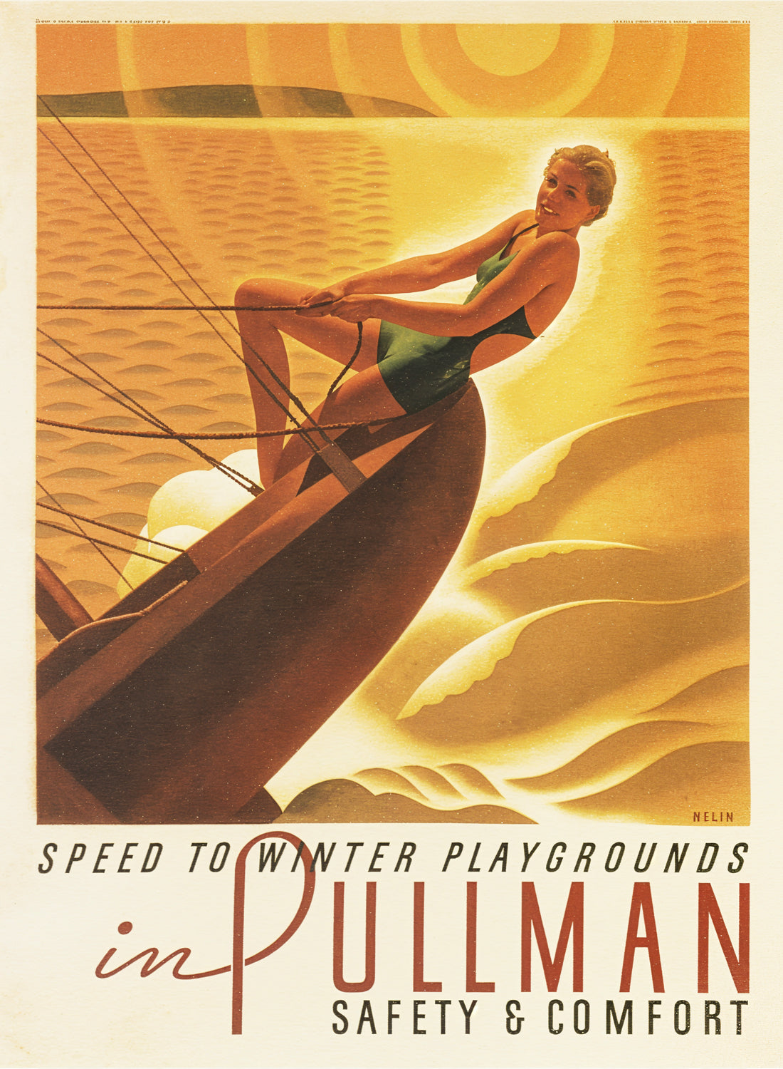 Pullman — Vintage Travel Poster I