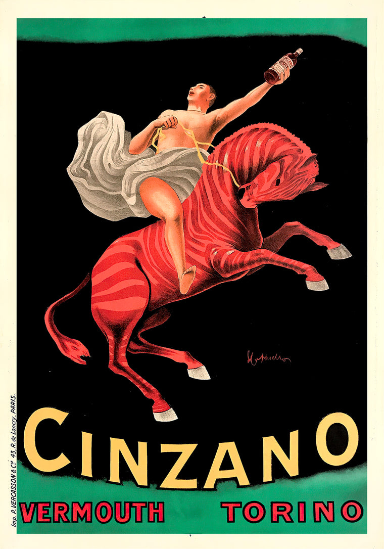 Cinzano Vermouth, 1920