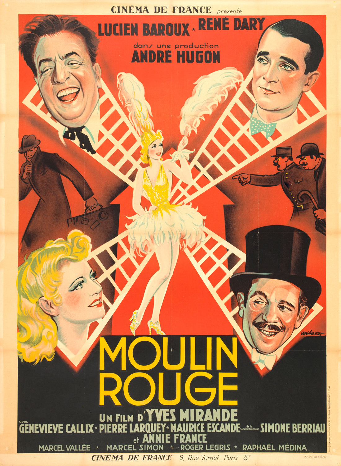 Moulin Rouge — Vintage Poster