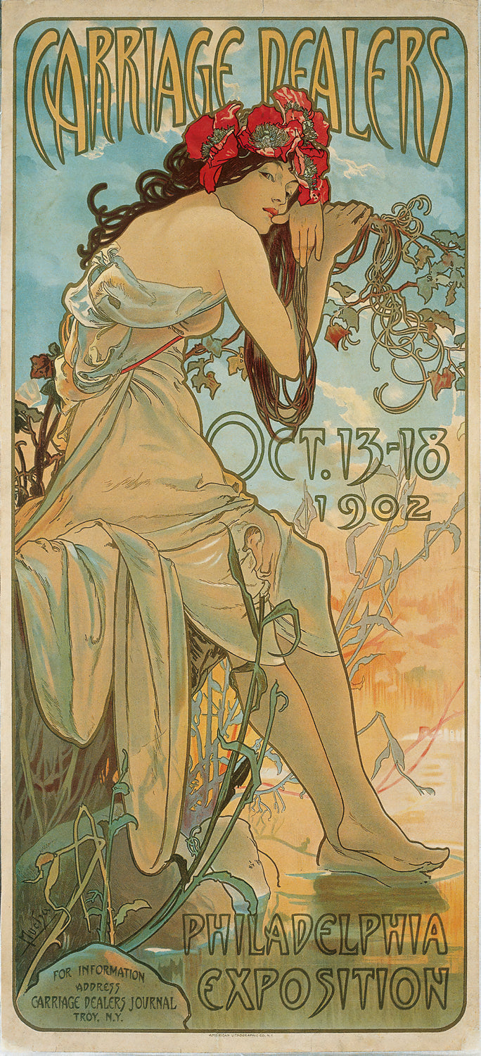 Alphonse Mucha — Long Panel No. 168