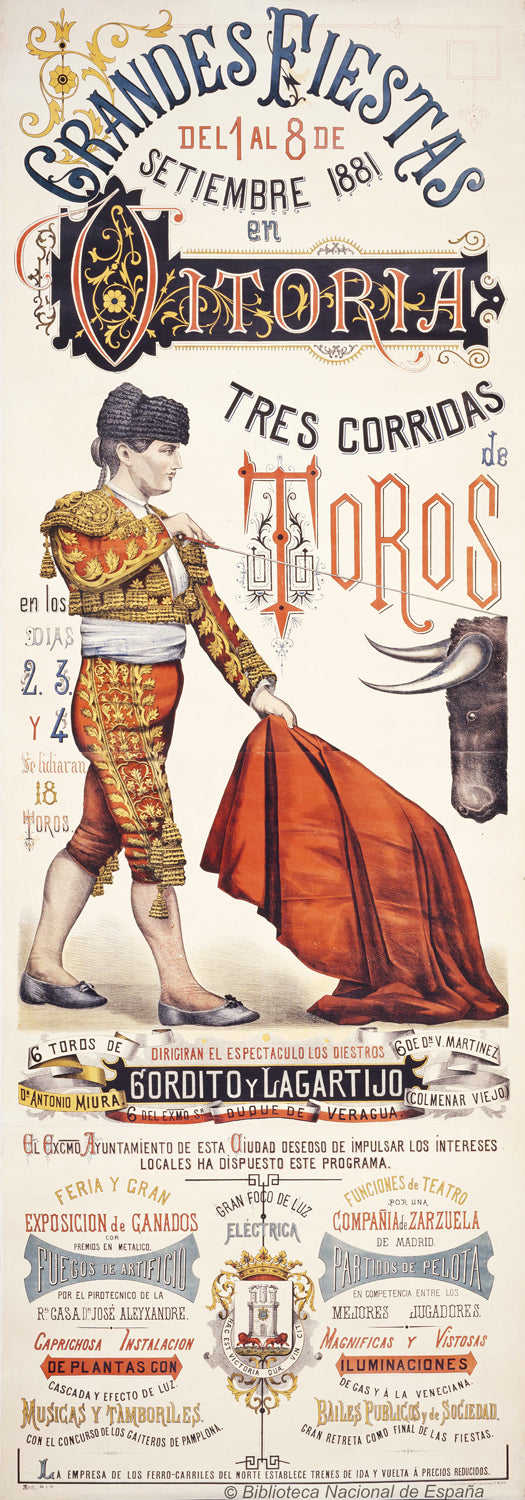 Corrida — Vintage Bullfight Poster
