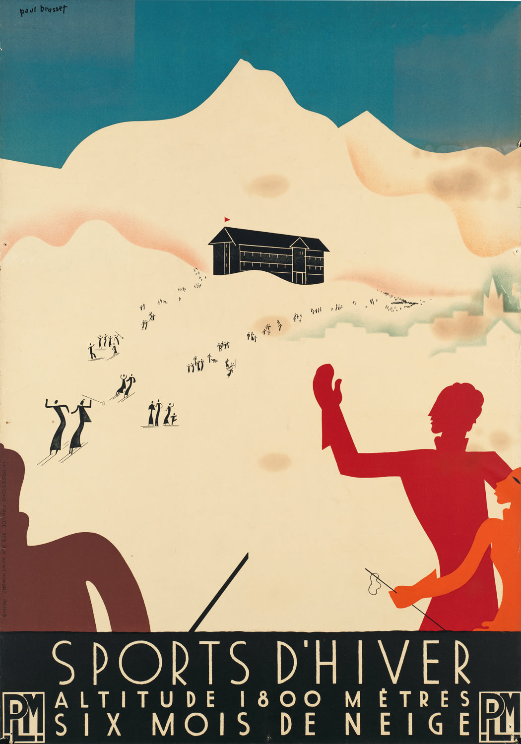Vintage Ski Poster No. 160