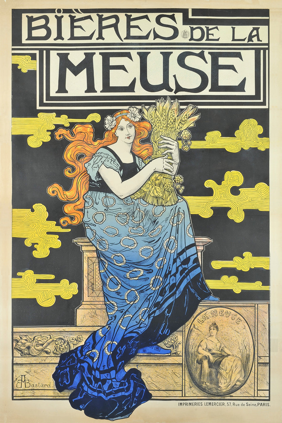 Bières de la Meuse by Alphonse Mucha