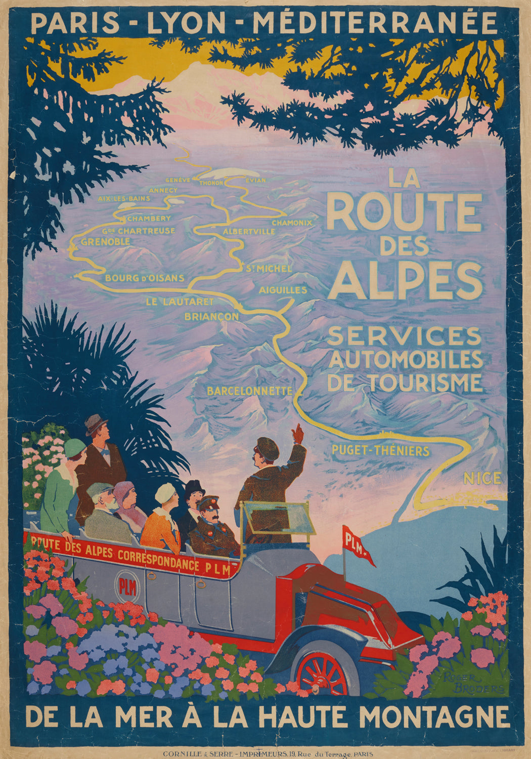 Alpes — Vintage Ski Poster