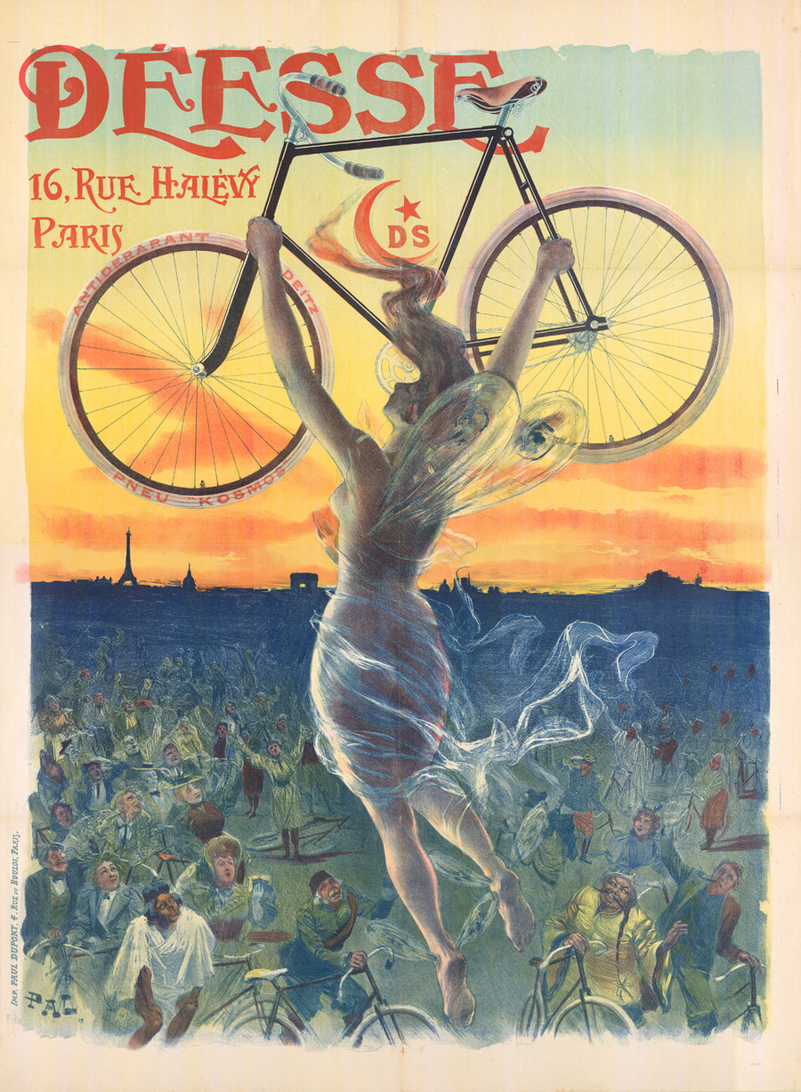 Bicycle I 1898 by Jean de Pal