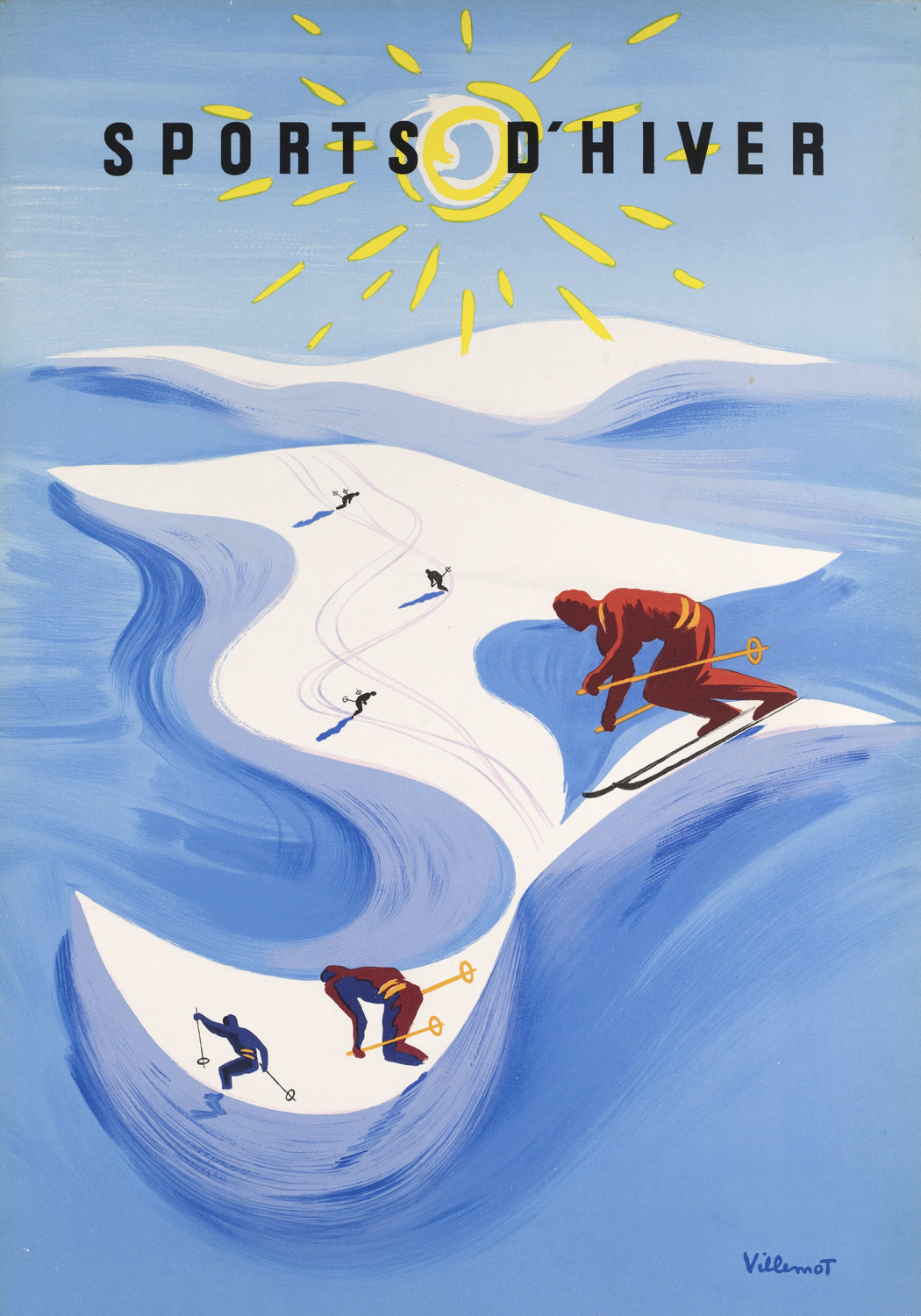 Ski by Bernard Villemot
