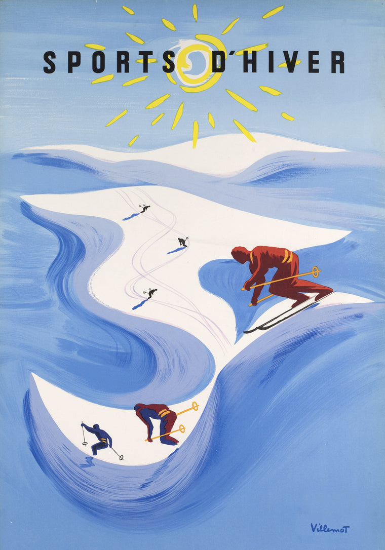Ski by Bernard Villemot