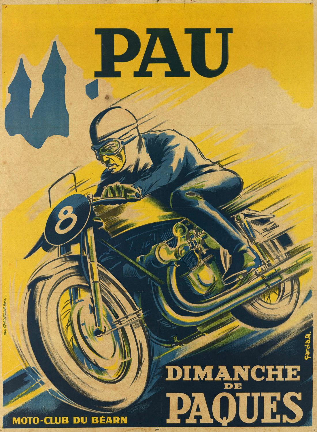 Vintage Motorcycle Poster III