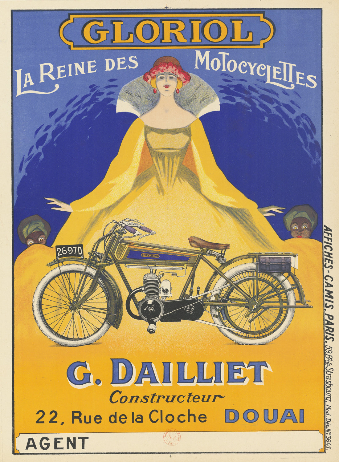 La Reine des Motocyclettes Gloriol, 1925